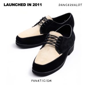 DanceZealot「M4」Black/Beige-Popping shoes