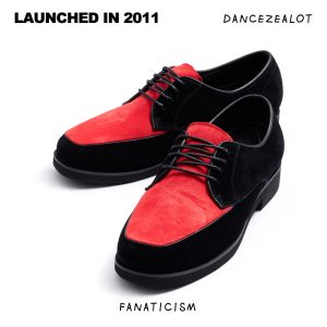 DanceZealot「M7」Black/Red-Popping shoes