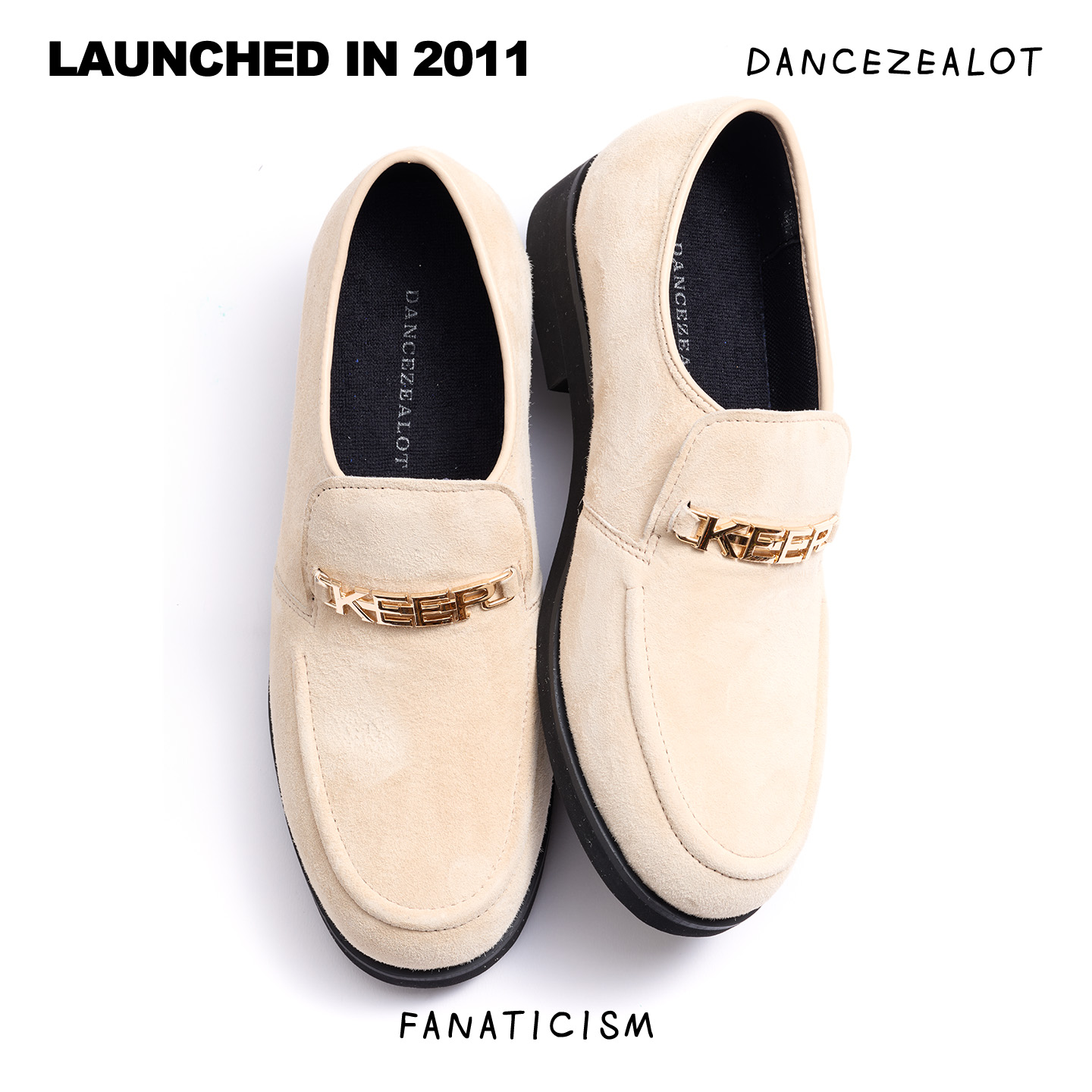 DanceZealot「B5」Beige-Popping shoes - Image 2