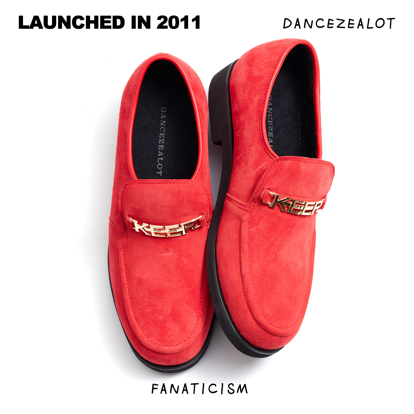 DanceZealot「B1」RED-Popping shoes - Image 2