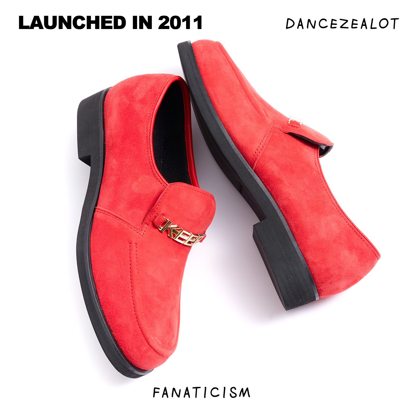 DanceZealot「B1」RED-Popping shoes - Image 3