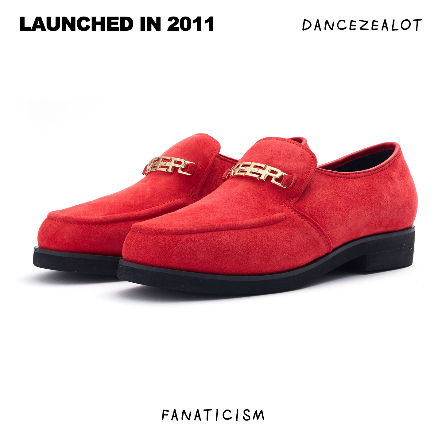 DanceZealot「B1」RED-Popping shoes - Image 4