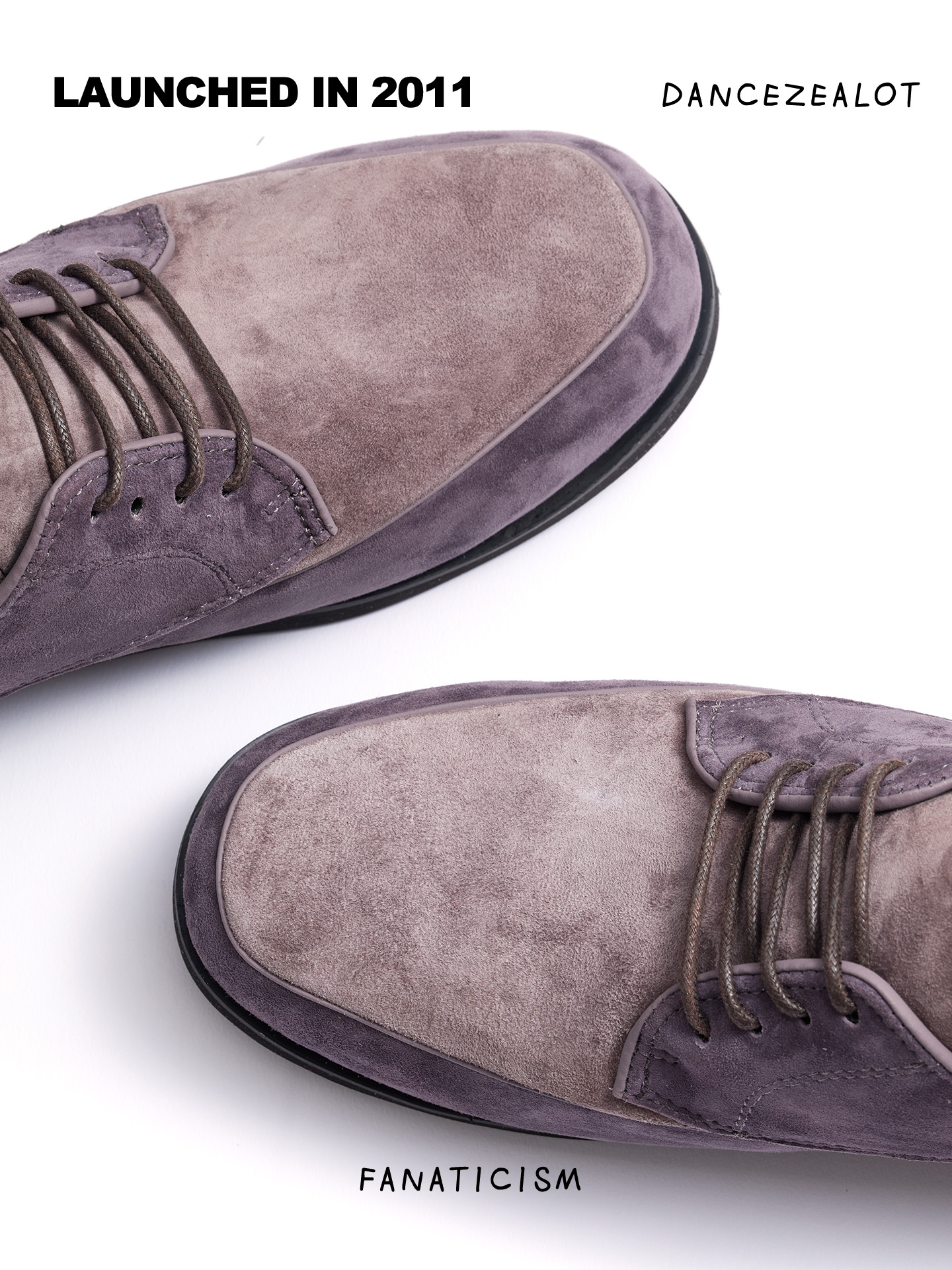 DanceZealot「M6」Purple-Popping shoes - Image 6