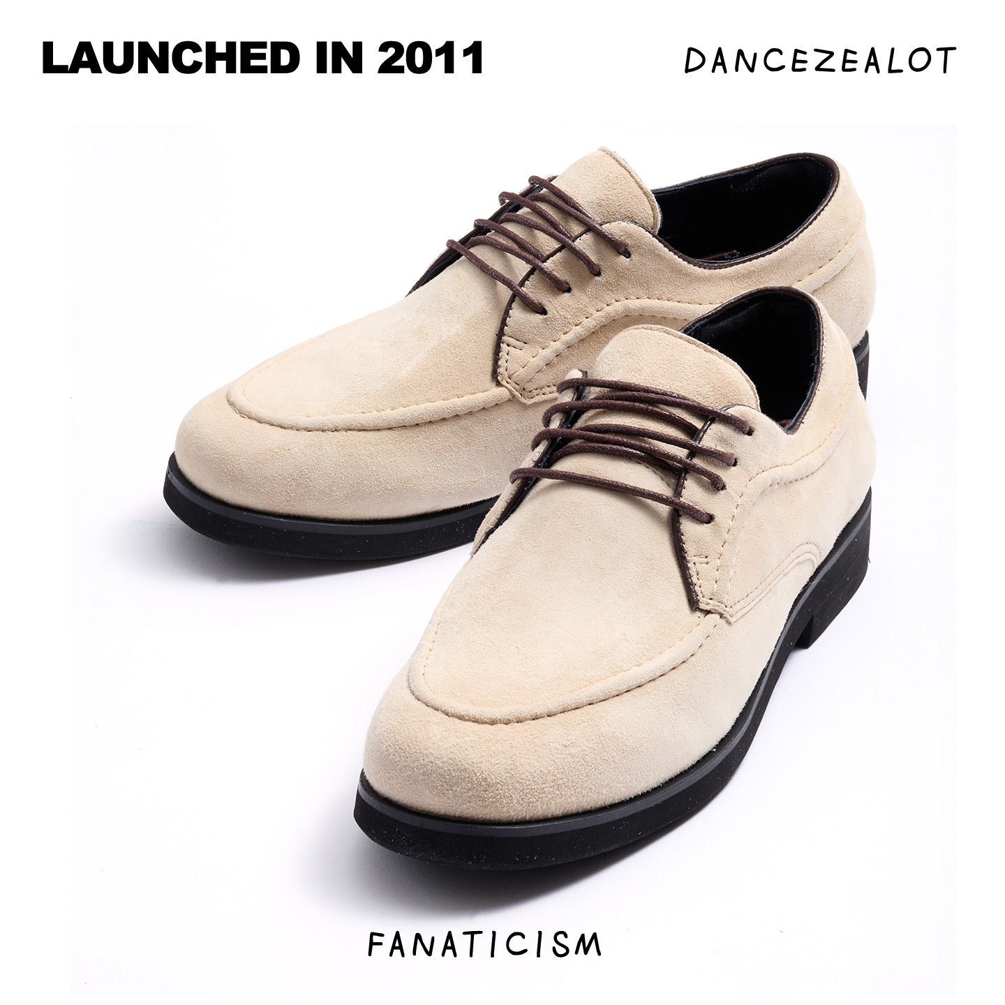 DanceZealot「GF4」Beige-Popping shoes