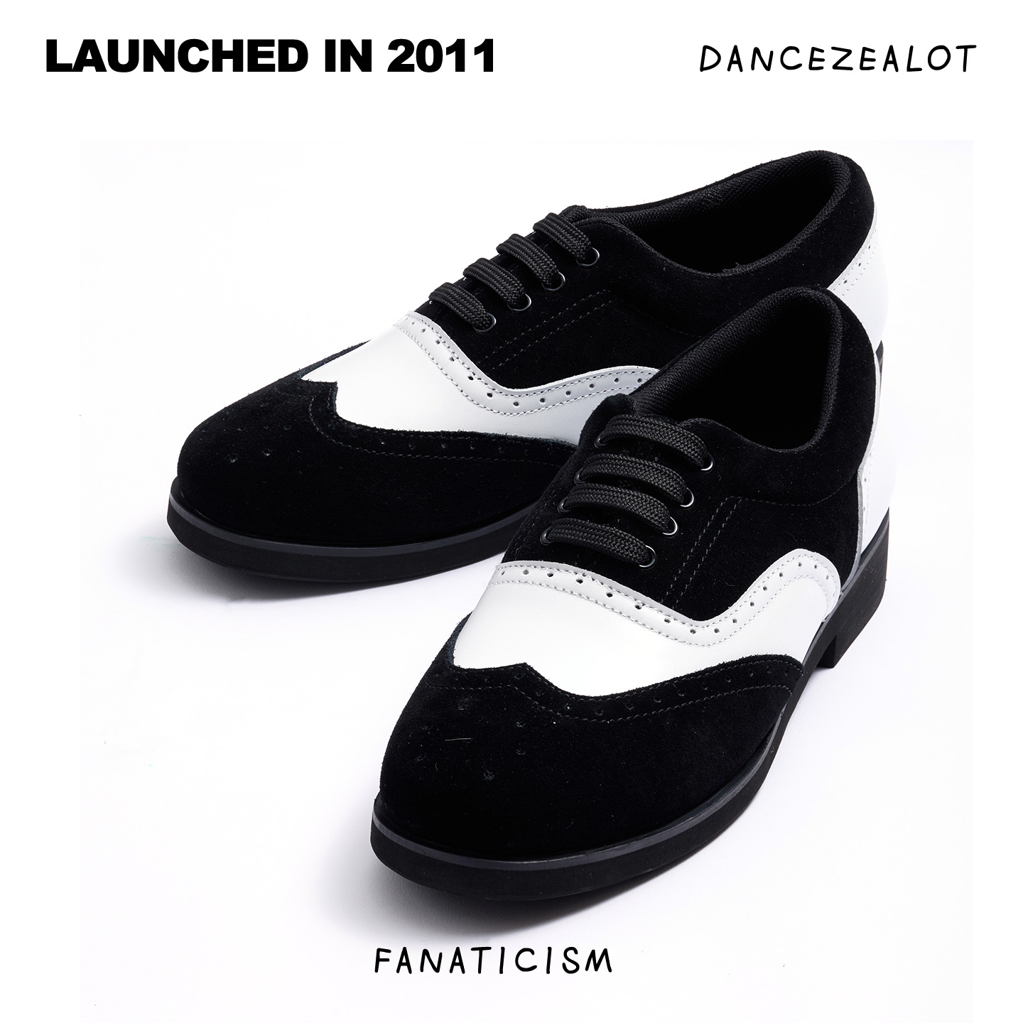 DanceZealot「L2」Black/White-Popping shoes