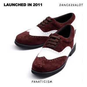 DanceZealot「L4」Maroon-Popping shoes