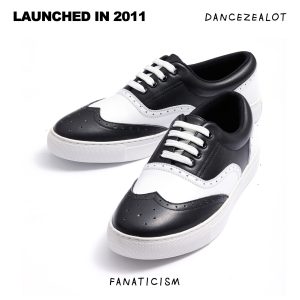DanceZealot「ST1」Black/White-Popping shoes
