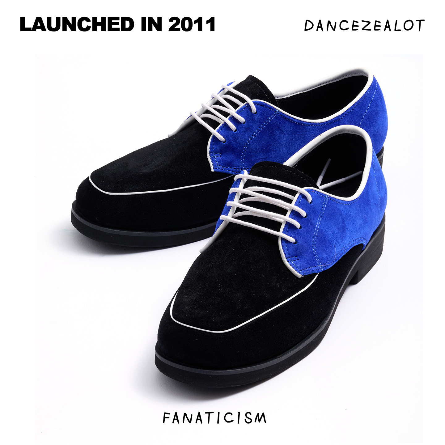 DanceZealot「N4」Black/Blue-Popping shoes