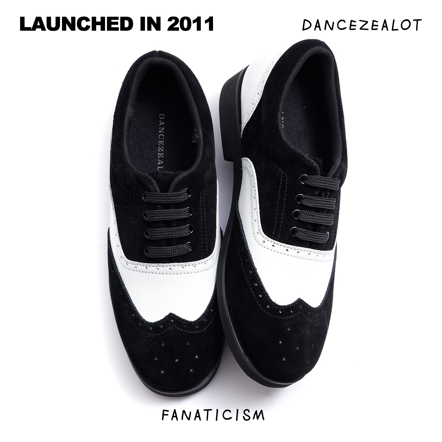 DanceZealot「L2」Black/White-Popping shoes - Image 2