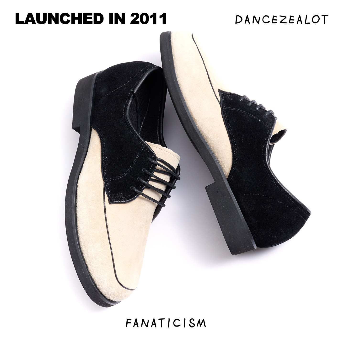 DanceZealot「N1」Black/Beige-Popping shoes - Image 2
