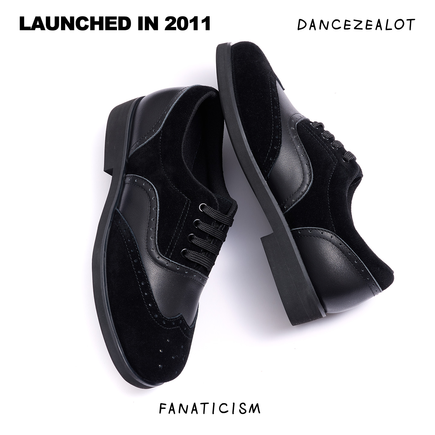 DanceZealot「L1」Black-Popping shoes - Image 3
