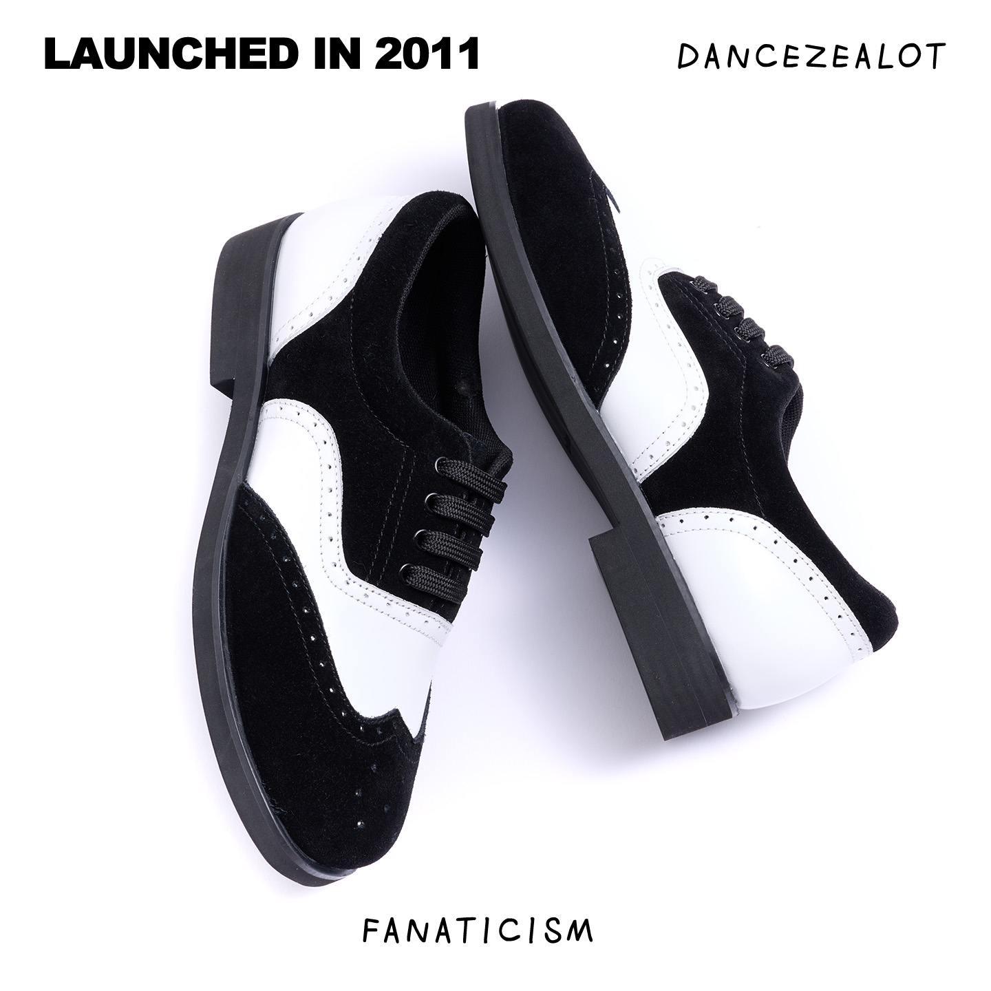 DanceZealot「L2」Black/White-Popping shoes - Image 3