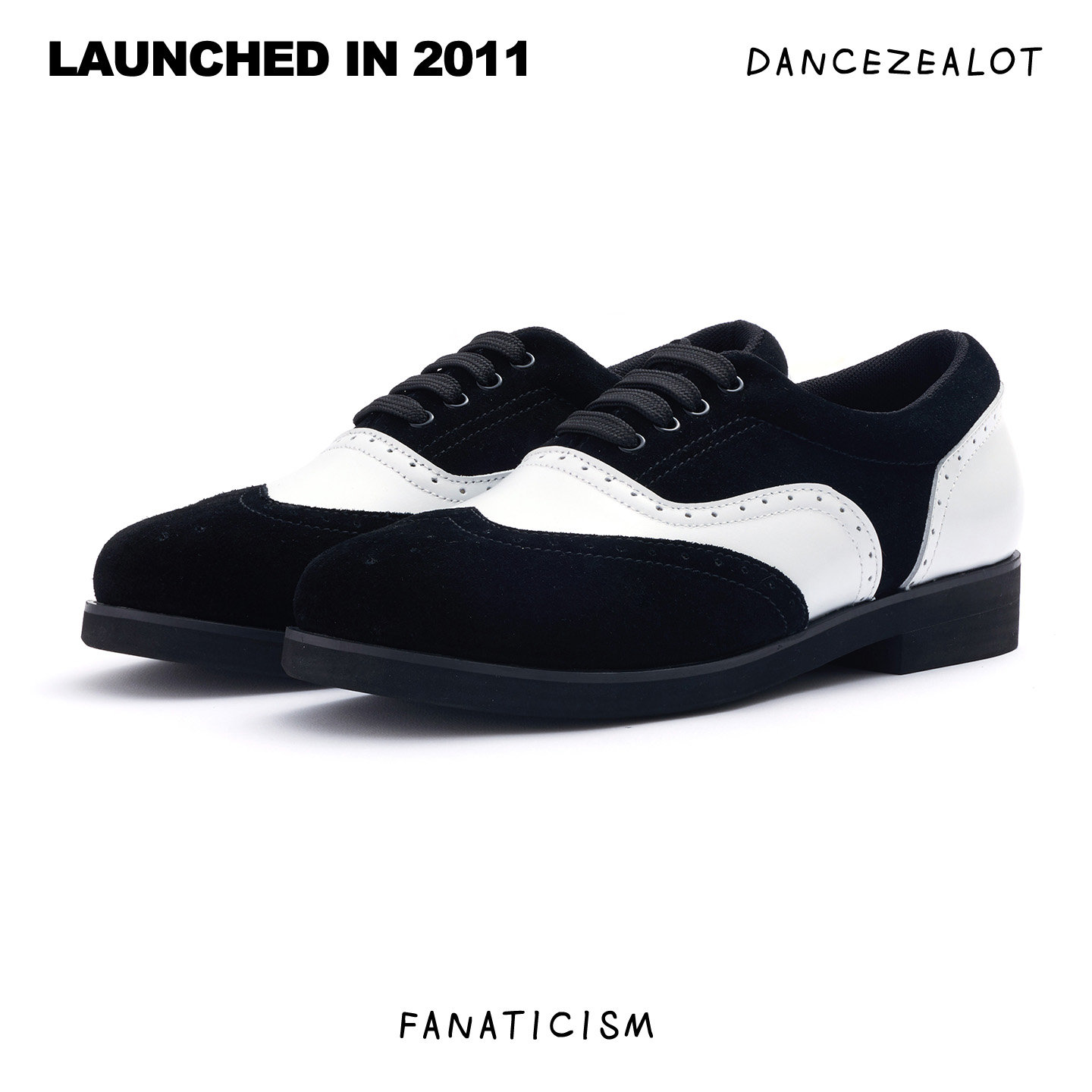 DanceZealot「L2」Black/White-Popping shoes - Image 4