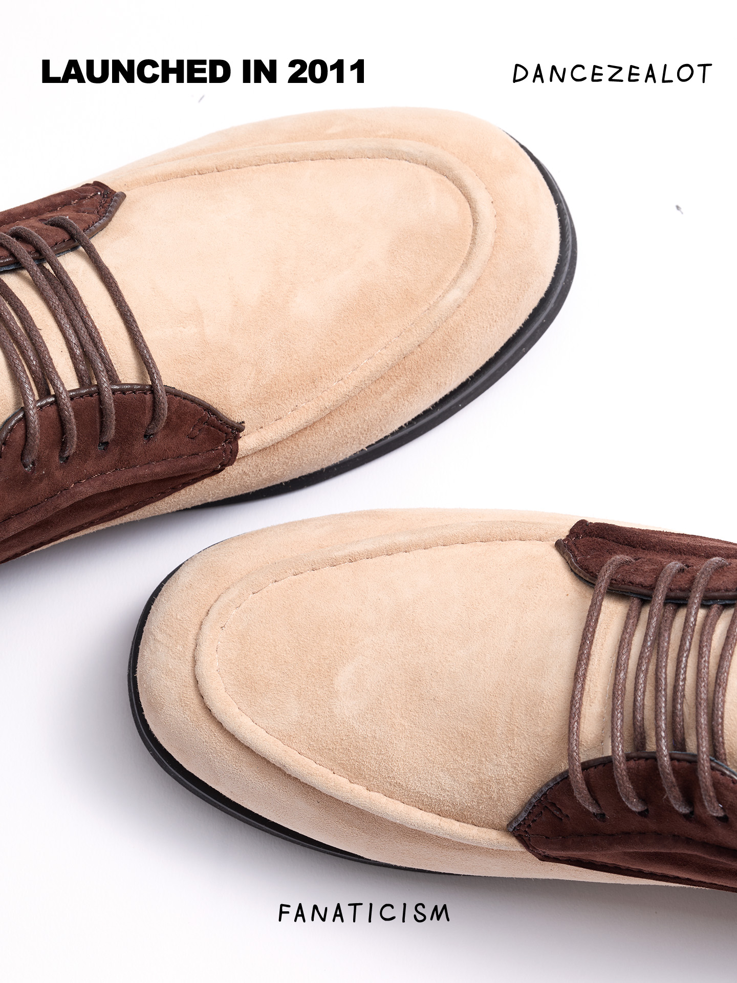 DanceZealot「GF1」Brown-Popping shoes - Image 4